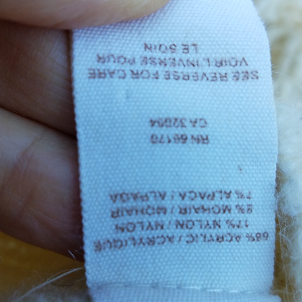 Free People S pullover hoodie sweater crochet - Picture 8 of 8